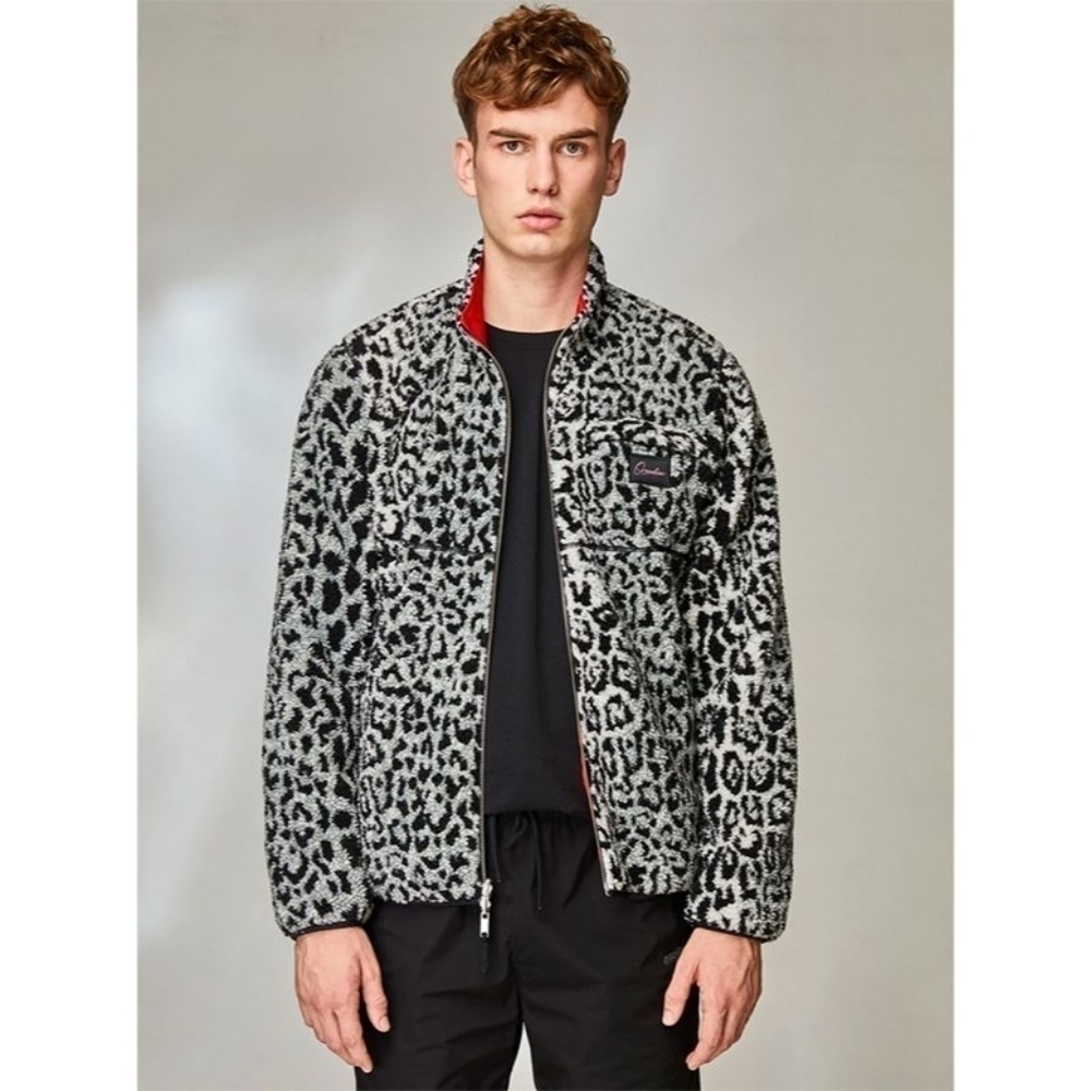OVADIA & SONS Leopard-Print Faux Fur Reversible Jacket